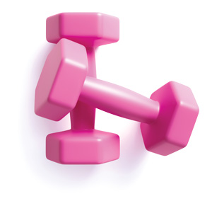 Metal dumbbell for weightlifting