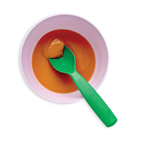 Smooth, strained or pureed food.