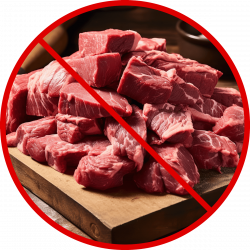 Rare or raw meats